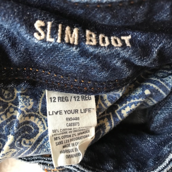 AEO Slim Boot Jeans, 12 - Picture 3 of 7